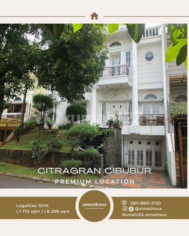 Rumah Siap Huni 2,5 Lantai Strategis di Citra Gran Cibubur - SHM
