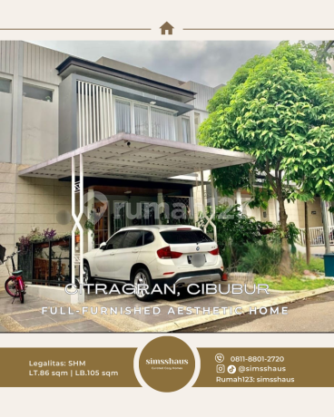 Rumah Cantik 2 Lantai Full-Furnished di Citra Gran Cibubur - SHM