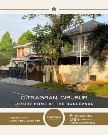 Rumah Mewah 2 Lantai Asri Strategis Blvd Citragran Cibubur - SHM Rumah Mewah 2 Lantai Asri Strategis Blvd Citragran Cibubur - SHM
