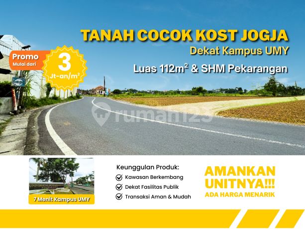 Tanah Murah Dijual Gamping, Dekat Malioboro Jogja Tanah Murah Dijual Gamping, Dekat Malioboro Jogja