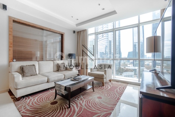 Apartment Oakwood Suites 2 BR Furnished Bagus