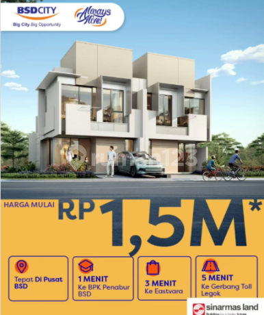 One Step to East Vara, Aeon Mall, CBD BSD City Discount 4+1% Izzi BSD City One Step to East Vara, Aeon Mall, CBD BSD City Discount 4+1% Izzi BSD City