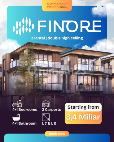 Cluster Finore By Summarecon Serpong Double High Ceiling In Gading Serpong! Cluster Finore By Summarecon Serpong Double High Ceiling In Gading Serpong!
