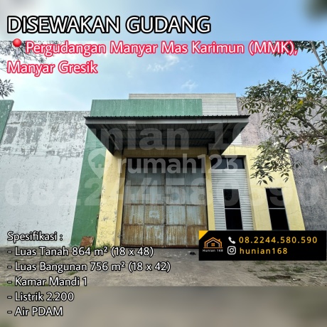Disewakan Gudang Pergudangan Mmk Manyar Mas Karimun Win Dascoland Gresik Jiipe Akr Maspion