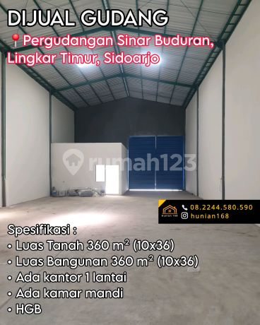 Gudang Pergudangan Safe N Lock Lingkar Timur Cip Sirie Sinar Buduran Sidoarjo Pabrik Tanah Gudang Pergudangan Safe N Lock Lingkar Timur Cip Sirie Sinar Buduran Sidoarjo Pabrik Tanah
