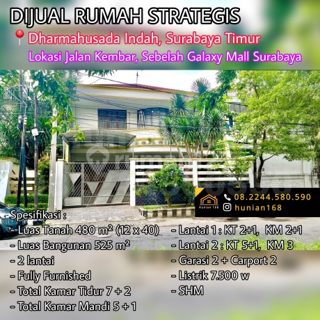 Rumah Mewah Jalan Raya Kembar Kertajaya Dharmahusada Indah Timur Galaxy Mall Surabaya Rumah Mewah Jalan Raya Kembar Kertajaya Dharmahusada Indah Timur Galaxy Mall Surabaya