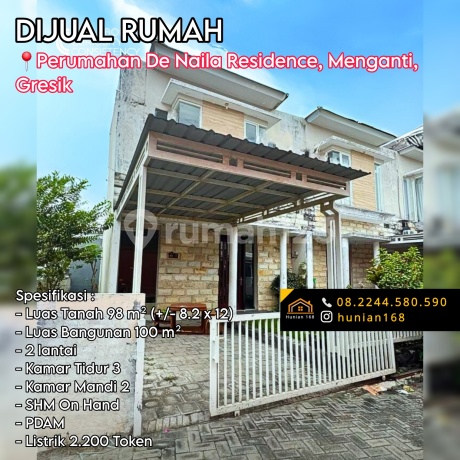 Rumah De Naila Residence Park Village Garden Citraland Driyorejo Kedameman Menganti Benowo Gresik Surabaya