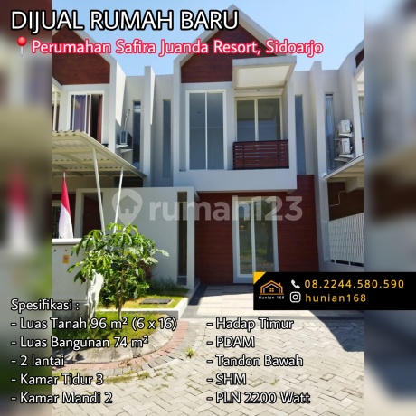 RUMAH BARU Perumahan Safira Juanda Resort Waru Sidoarjo Surabaya