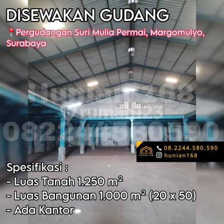 Sewa Gudang Pergudangan Suri Mulia Margomulyo Permai Surabaya Barat Indah Jaya Angtropolis Kalianak Tanjungsari