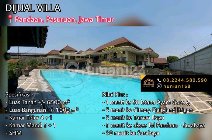 Villa Vila Bukit Trawas Tretes Puncak Prigen Pandaan Pasuruan The Taman Dayu
