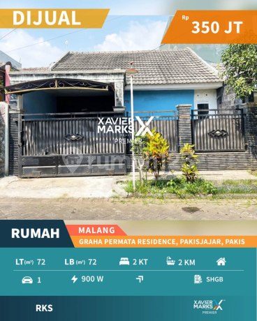 Rumah Murah Siap Huni di Graha Permata Residence Pakisjajar Pakis Malang