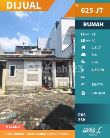 Rumah di Perum Taman Landungsari Indah, Landungsari Dau Malang Rumah di Perum Taman Landungsari Indah, Landungsari Dau Malang