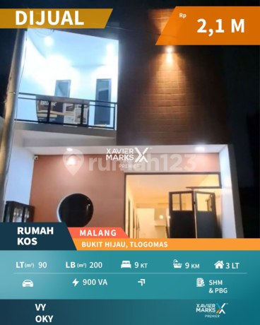 Rumah Kos Furnish Aktif di Perum Bukit Hijau Malang