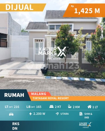 Rumah Terawat di Tirtasani Royal Resort Malang Rumah Terawat di Tirtasani Royal Resort Malang