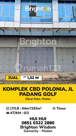 Harga Bagus Ruko Bisnis Siap Huni Komplek Cbd Polonia 