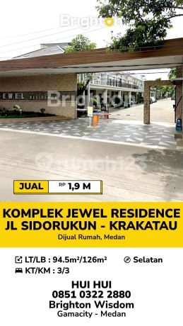 Rumah Baru Siap Huni 2,5 Tingkat Komplek Jewel Residence
