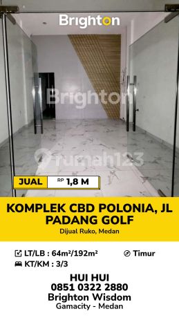 Ruko Komersial Cbd Polonia 3,5 Tingkat Di Blok Yang Ada Canopy