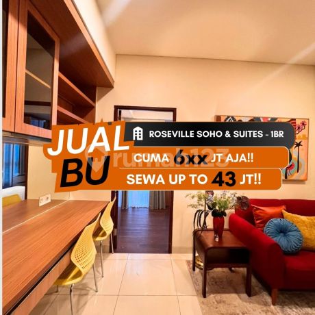 Jual Apartemen Roseville Soho & Suites 1Br Furnished Sunburst BSD Jual Apartemen Roseville Soho & Suites 1Br Furnished Sunburst BSD