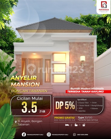 Rumah Dan Tanah Kavling Dekat Canggu Rumah SHM