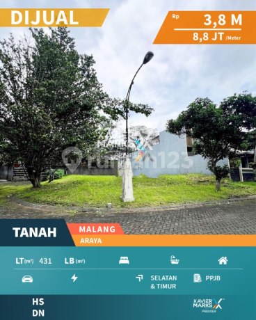 Hook Plot Land in Nieuw Indie Golf Araya Blimbing, Malang City Hook Plot Land in Nieuw Indie Golf Araya Blimbing, Malang City