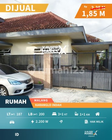 Rumah Terawat Kondisi Baik di Perumahan Karanglo Indah Singosari Malang Rumah Terawat Kondisi Baik di Perumahan Karanglo Indah Singosari Malang