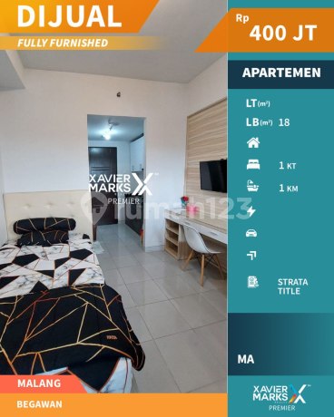 Apartment Kondisi Baik di Apartement Begawan Tlogomas Malang Apartment Kondisi Baik di Apartement Begawan Tlogomas Malang