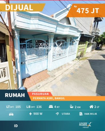 Rumah Nyaman di Perum Bangil Permata Asri Gempeng Bangil Pasuruan