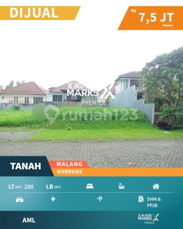 Tanah Kavling Lokasi Terdepan Di Cluster Riverside Blimbing Malang Tanah Kavling Lokasi Terdepan Di Cluster Riverside Blimbing Malang
