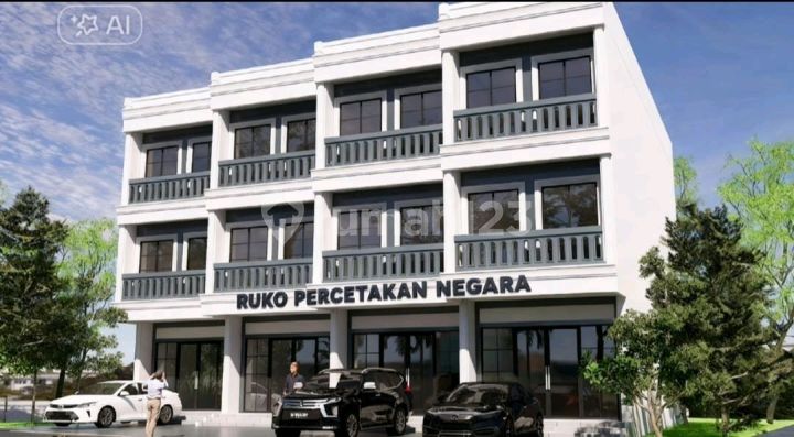 Ruko di Lokasi Strategis 3 LT Jln Percetakan Negara Jakarta Pusat