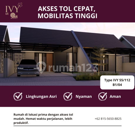 Tipe IVY 112/55 di Kasih Regency Unit Terbaik dan Nyaman Tipe IVY 112/55 di Kasih Regency Unit Terbaik dan Nyaman