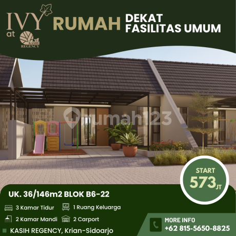 Kasih Regency Tanah Luas 146m SHGB Uang Muka 5 juta UTJ 500k