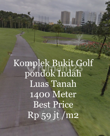 Sell Pondok Indah Bukit Golf House Land Calculation Sell Bukit Golf Pondok Indah Plot Sell Bukit Golf Pondok Indah Housing Complex Land
