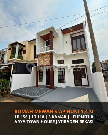 Rumah Mewah Siap Huni 1,4 M LB 156 | LT 118 | 5 Kamar | +Furnitur Arya Town House Jatiraden Bekasi Rumah Mewah Siap Huni 1,4 M LB 156 | LT 118 | 5 Kamar | +Furnitur Arya Town House Jatiraden Bekasi