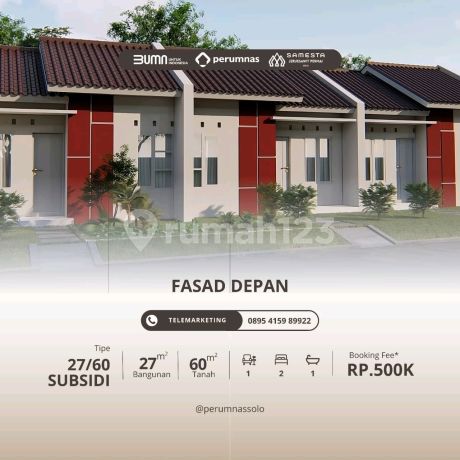 Rumah Subsidi Ready Solo Rumah Subsidi Ready Solo