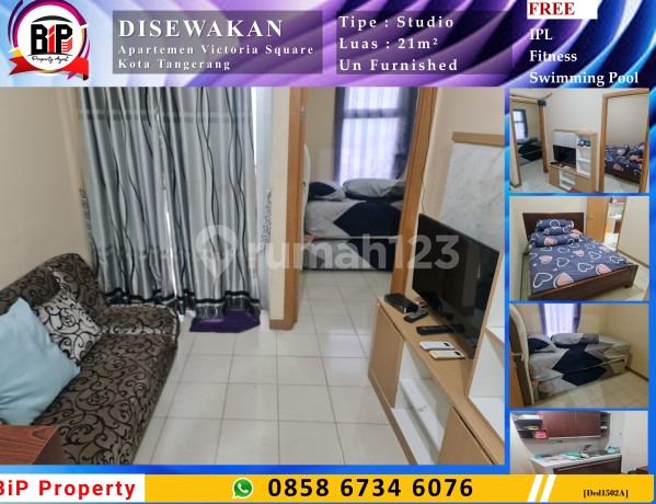 For Rent Victoria Square Apartment Fully Furnished 2 Bedroom in Karawaci For Rent Victoria Square Apartment Fully Furnished 2 Bedroom in Karawaci