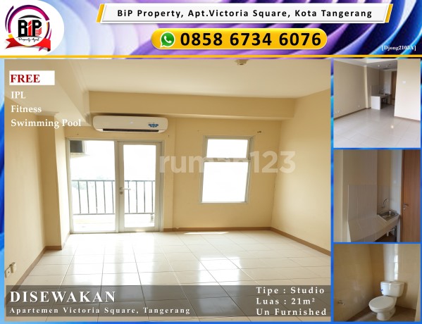 Siap Huni Apartemen Victoria Square Fully Furnish di Dekat Citra Raya