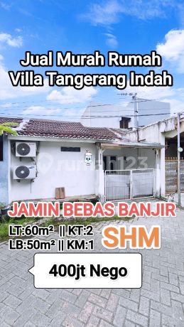 Jual Murah Rumah di Villa Tangerang Indah Regency 1, Periuk Kota Tangerang Bebas Banjir Jual Murah Rumah di Villa Tangerang Indah Regency 1, Periuk Kota Tangerang Bebas Banjir
