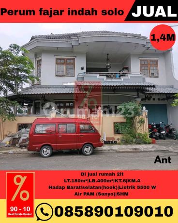Dijual Cepat Rumah 2lt Di Perum Fajar Indah Solo Rumah