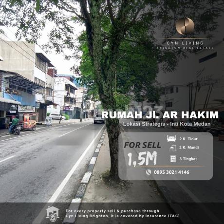 Ruko Jl Ar Hakim Medan - Posisi Strategis - Dekat Asia Mega Mas Ruko Jl Ar Hakim Medan - Posisi Strategis - Dekat Asia Mega Mas