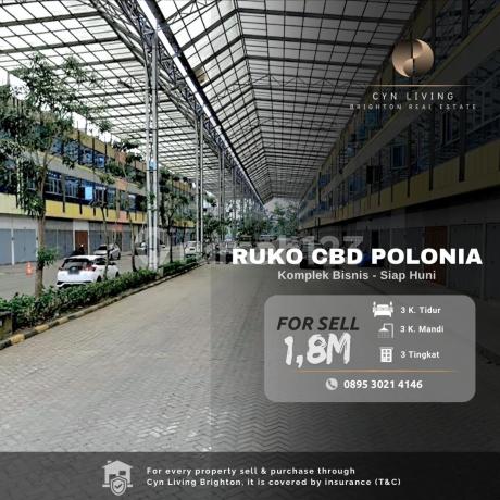 Ruko Cbd Polonia - Siap Huni - Blok Dengan Canopy 