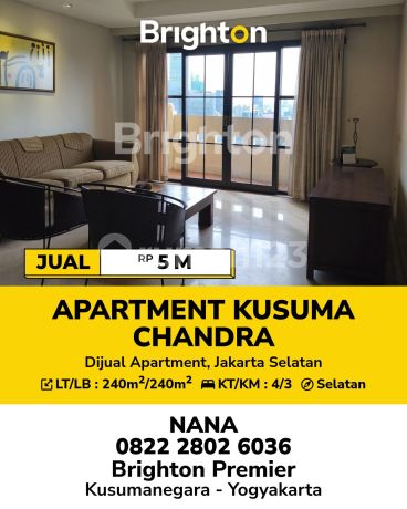 Dijual Apartemen 4 Kamar Tidur Furnished Bagus