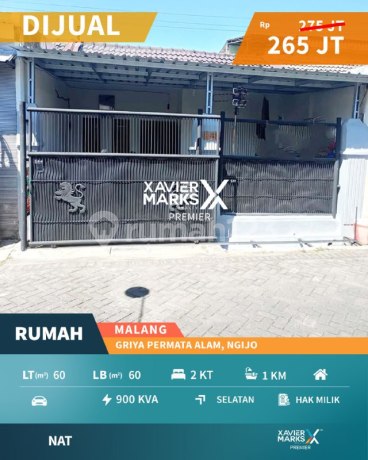 Dijual Rumah Super Murah Di Perum GPA Karangploso, Dekat Ke Batu