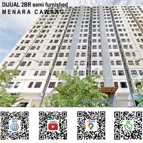 DIJUAL Apartemen MENARA CAWANG di Jakarta Timur | 2BR Semi Furnished