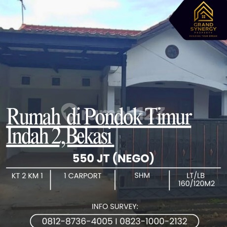 Rumah di Pondok TImur Indah 2 Bekasi, Rapih dan Nyaman,Yakinlah,,