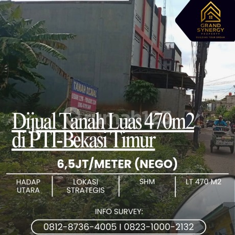Tanah 470 M2 Pinggir Jalan di Jatimulya, Bekasi. Yakinlah