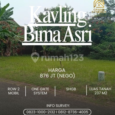 Punya Kavling di Bima Asri Nilai Invest Semakin tinggi,Yakinlah,, Punya Kavling di Bima Asri Nilai Invest Semakin tinggi,Yakinlah,,