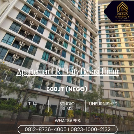 One Step to LRT Station at Green Eastern Bekasi Apartment, Be Confident. One Step to LRT Station at Green Eastern Bekasi Apartment, Be Confident.