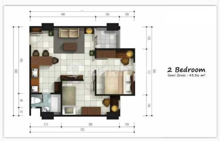 DIJUAL Apartment Termurah Gading Greenhill Kelapa Gading 