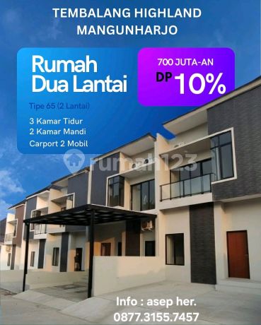 Luxury 2-Story Cluster with City View, Tembalang