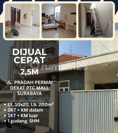 Rumah Pradah Permai Dekat Pakuwon Mall
